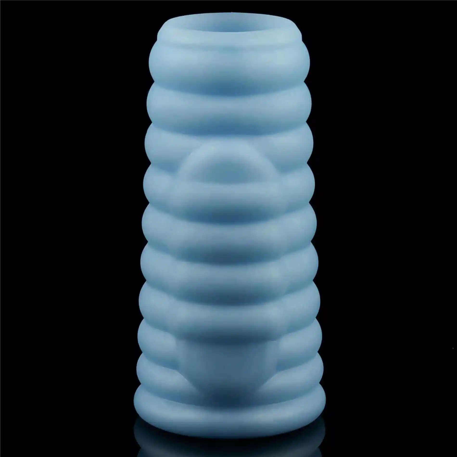 Vibrating Wave Knights Ring (Blue) - obrazek 4
