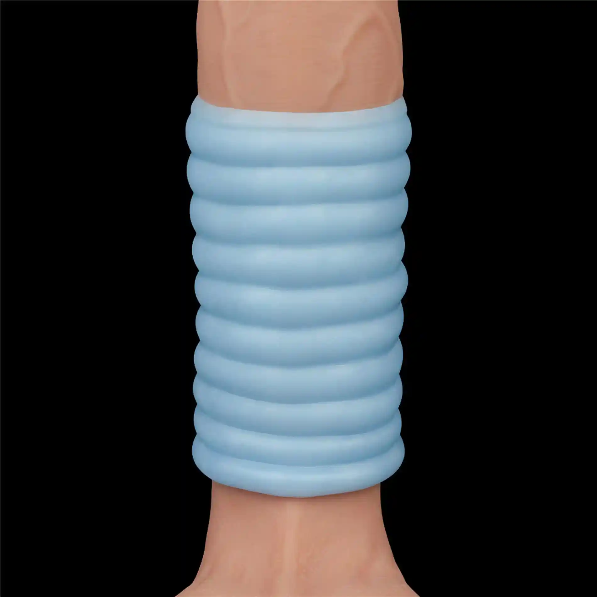 Vibrating Wave Knights Ring (Blue) - obrazek 6