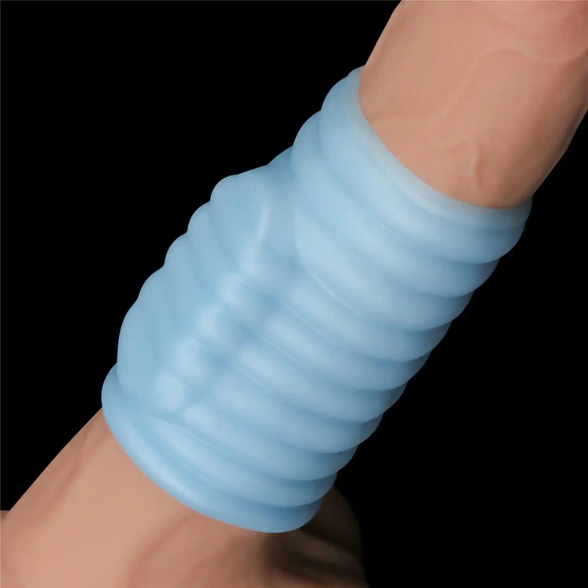 Vibrating Wave Knights Ring (Blue) - obrazek 7