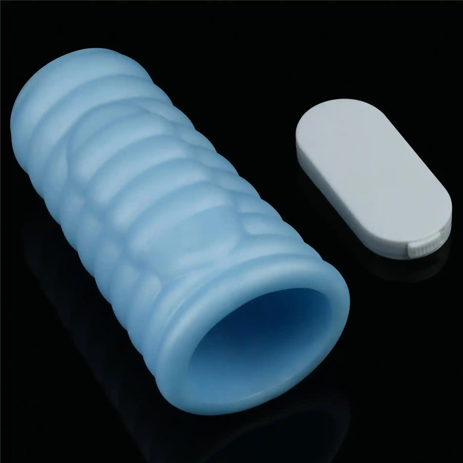 Vibrating Wave Knights Ring (Blue) - obrazek 8
