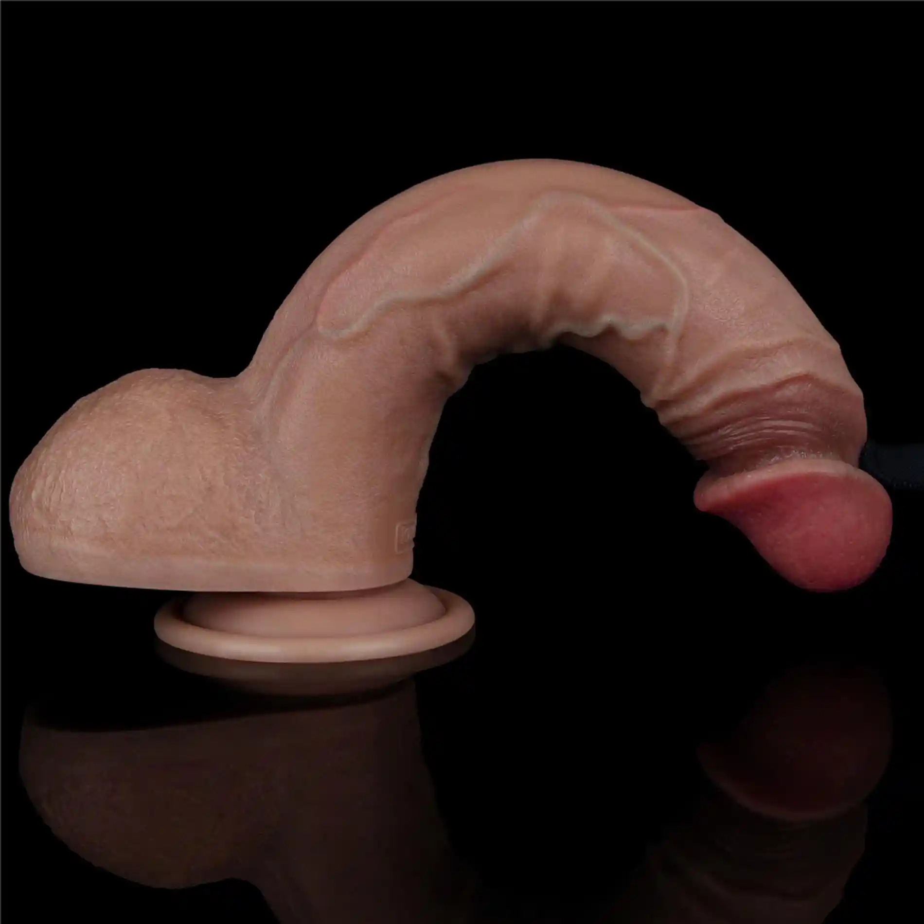 9'' Dual Layered Silicone Cock - obrazek 6