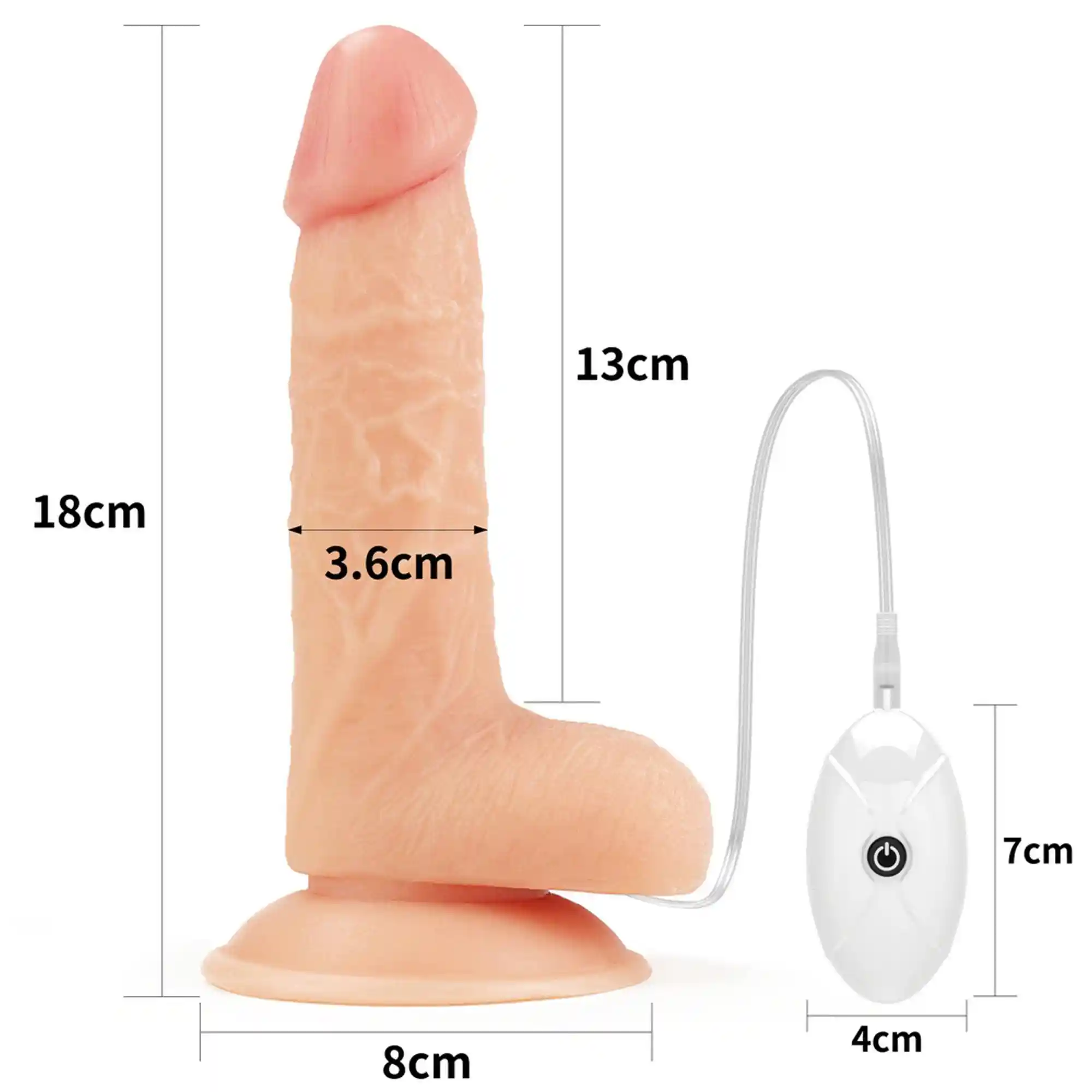 Vibrating Easy Strapon Set 7.0'' - obrazek 10