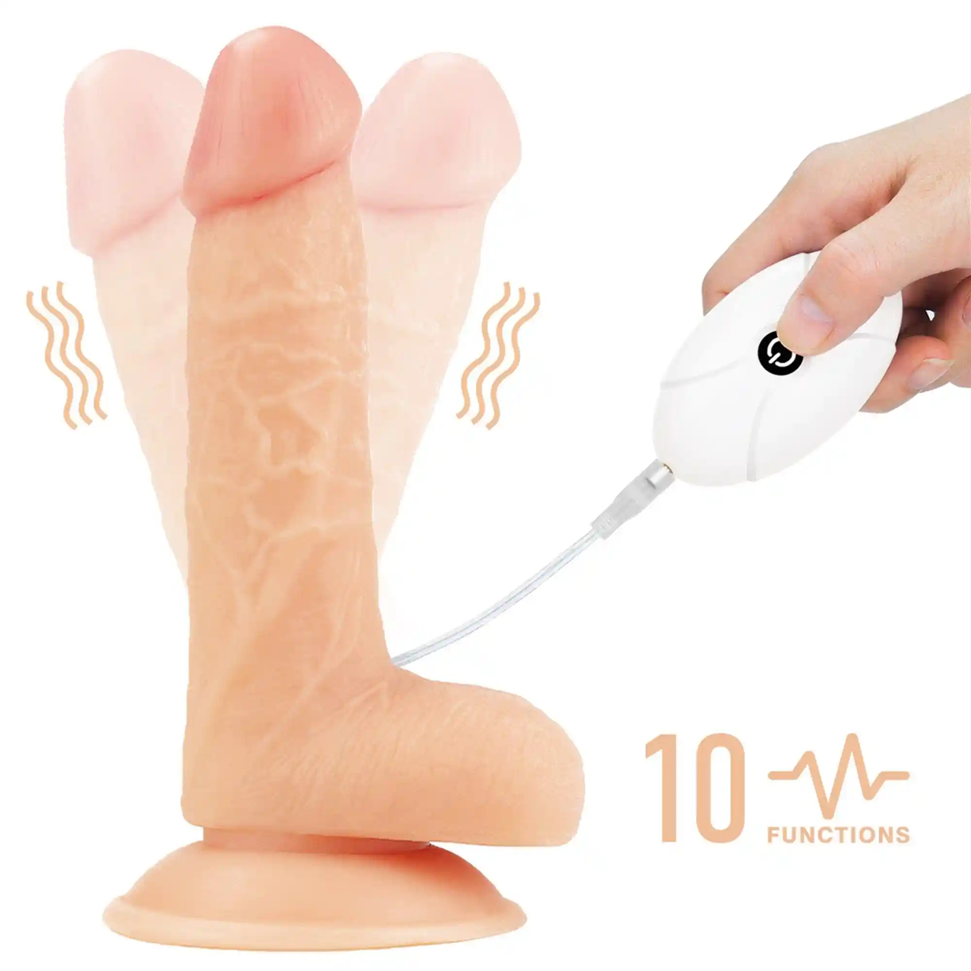 Vibrating Easy Strapon Set 7.0'' - obrazek 15
