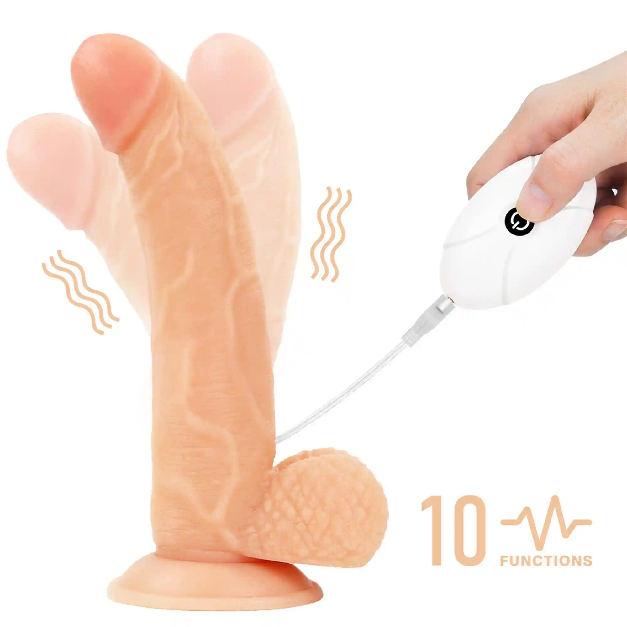 Vibrating Easy Strapon Set 8.5'' - obrazek 14