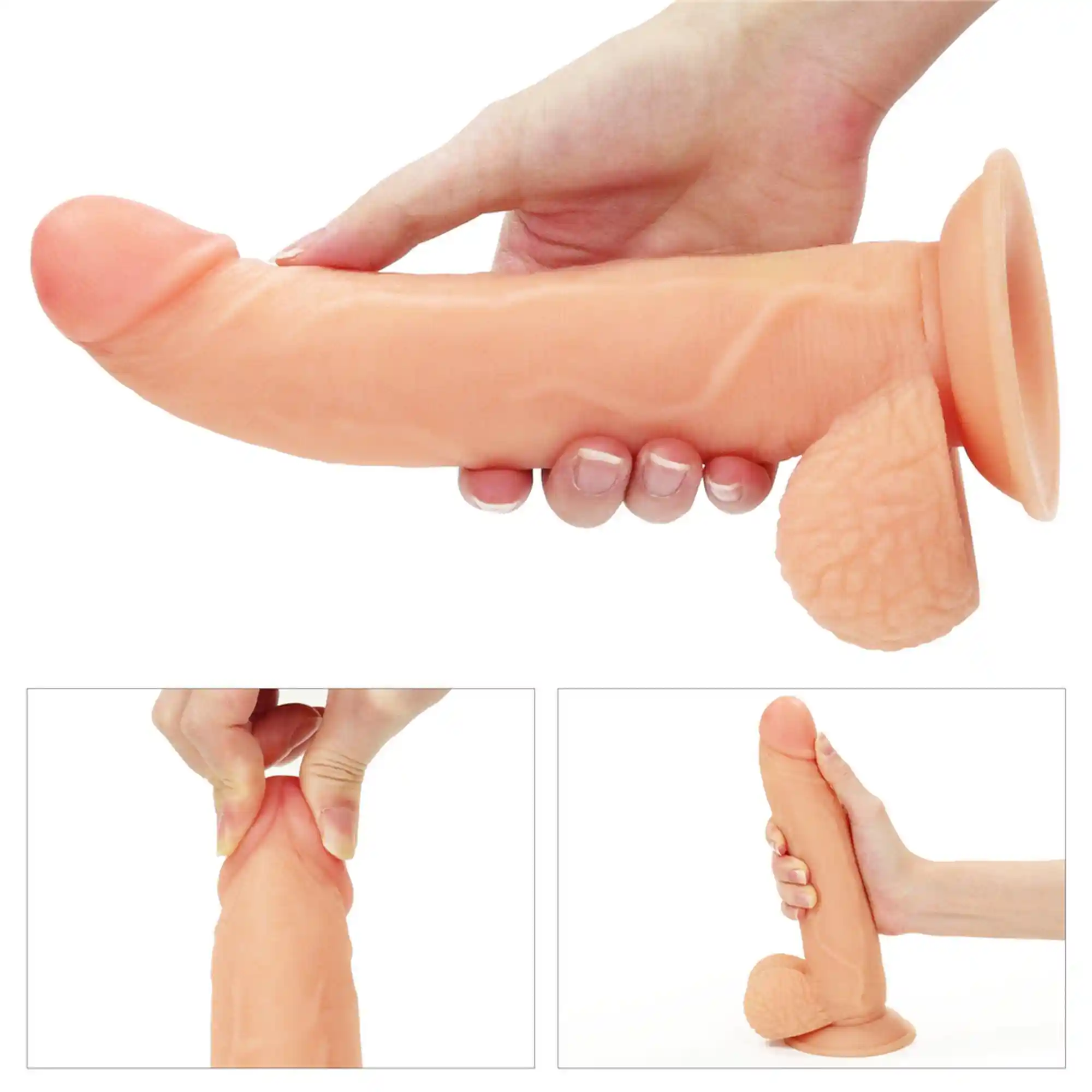 Vibrating Easy Strapon Set 8.5'' - obrazek 16