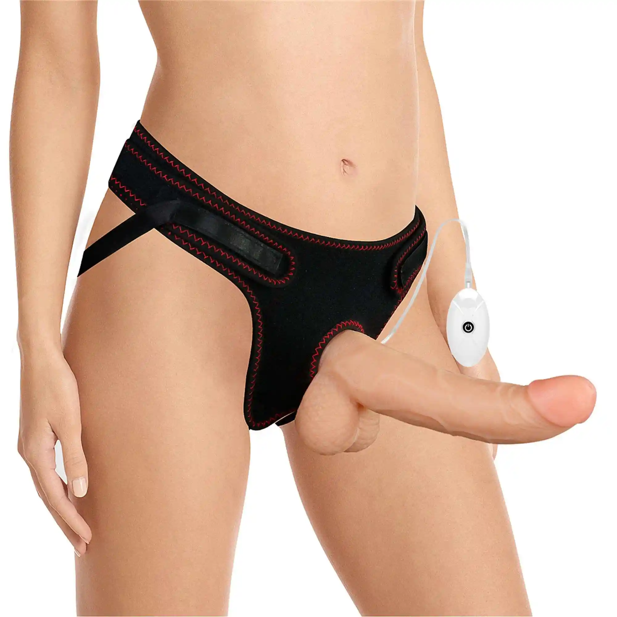 Vibrating Easy Strapon Set 8.5'' - obrazek 2