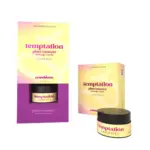 CRUSHIOUS TEMPTATION MASSAGE CANDLE WITH PHEROMONES AND TOFFEE CARAMEL AROMA 20ML