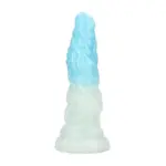 Vein Master - Silicone Dildo - Blue/White