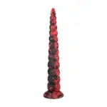 Infernal Tentacle Demon - Anal Snake - 14.8" / 37,5 cm - Red/Black
