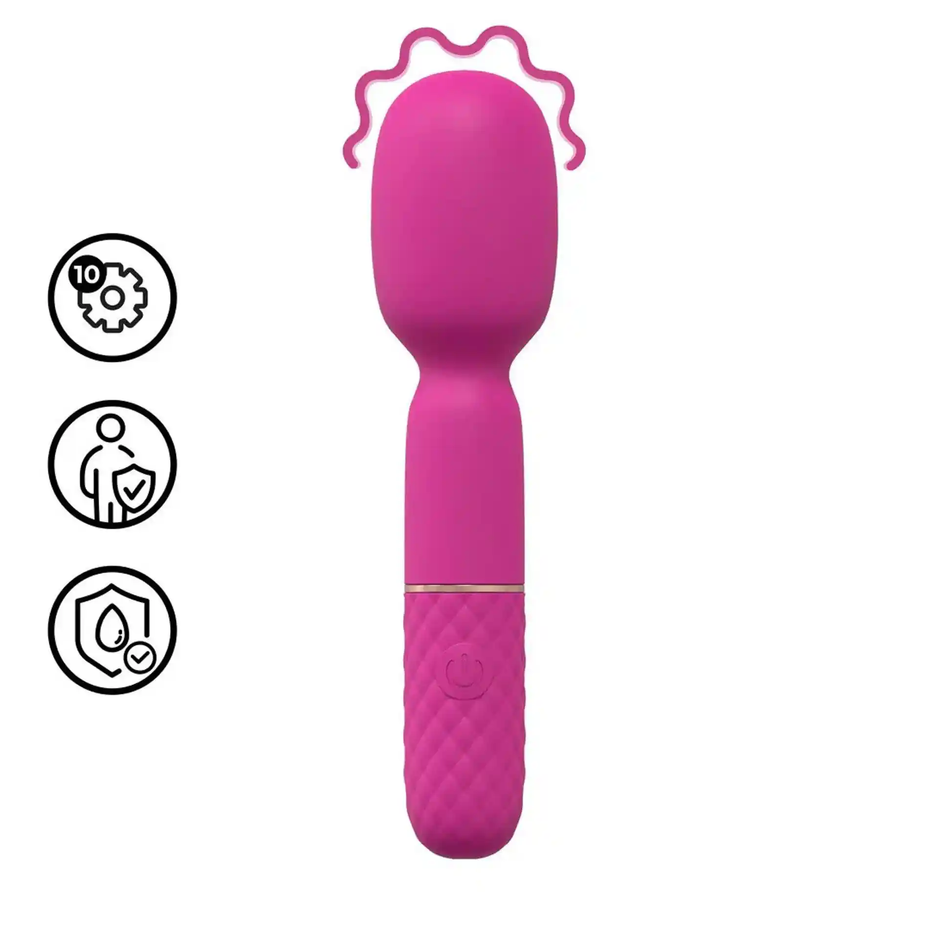 Mini Wand Vibrator - Pink - obrazek 2