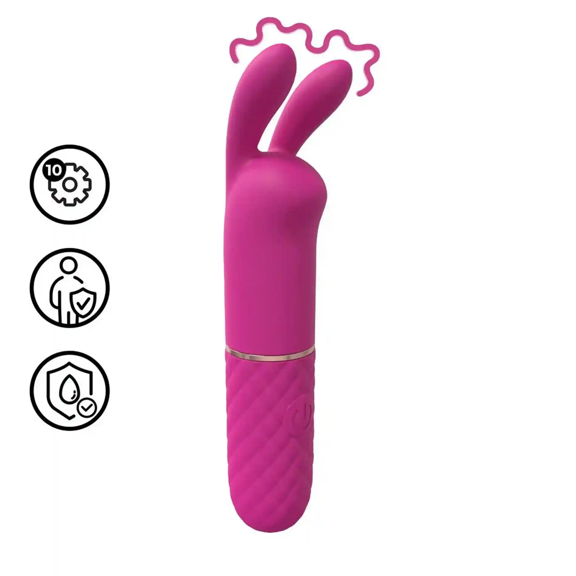 Mini Rabbit Vibrator - Pink - obrazek 2