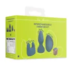 Interchangeable Vibrator Kit - Blue