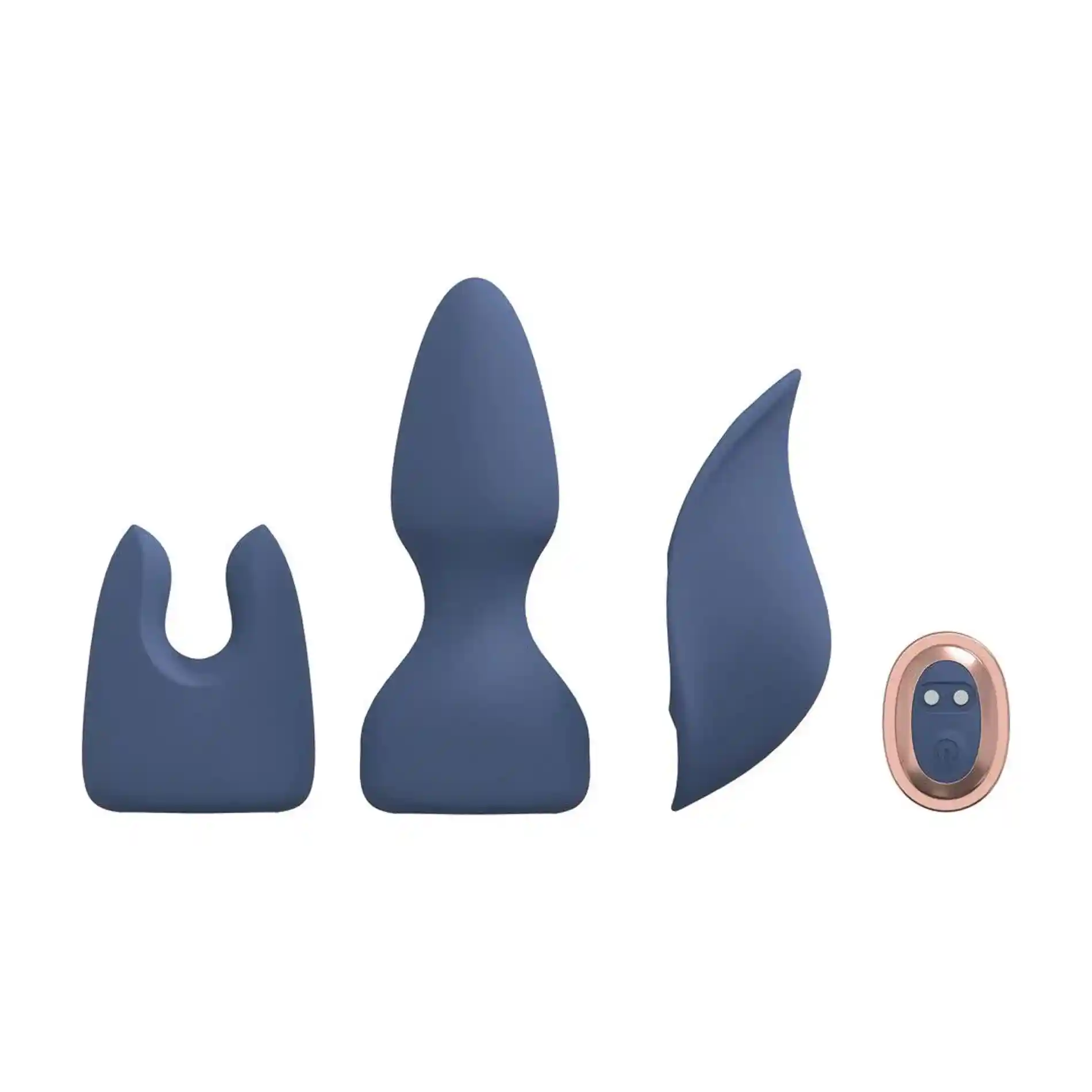 Interchangeable Vibrator Kit - Blue - obrazek 3