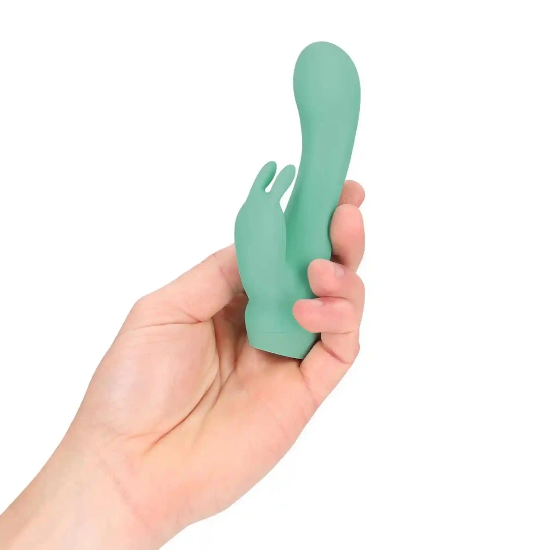 Mini Dual Rabbit Vibrator - Green - obrazek 6
