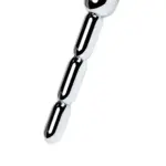 Urethral plug TOYFA Metal, with gem, average, silver