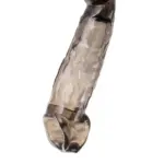 Sleeve ToyFa Xlover, to increase size, TPE, black,transparent , 19,5 cm