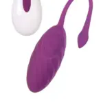 Vibrating egg A-Toys Purr, silicone, purple, 18 cm