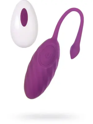 Vibrating egg A-Toys Purr, silicone, purple, 18 cm