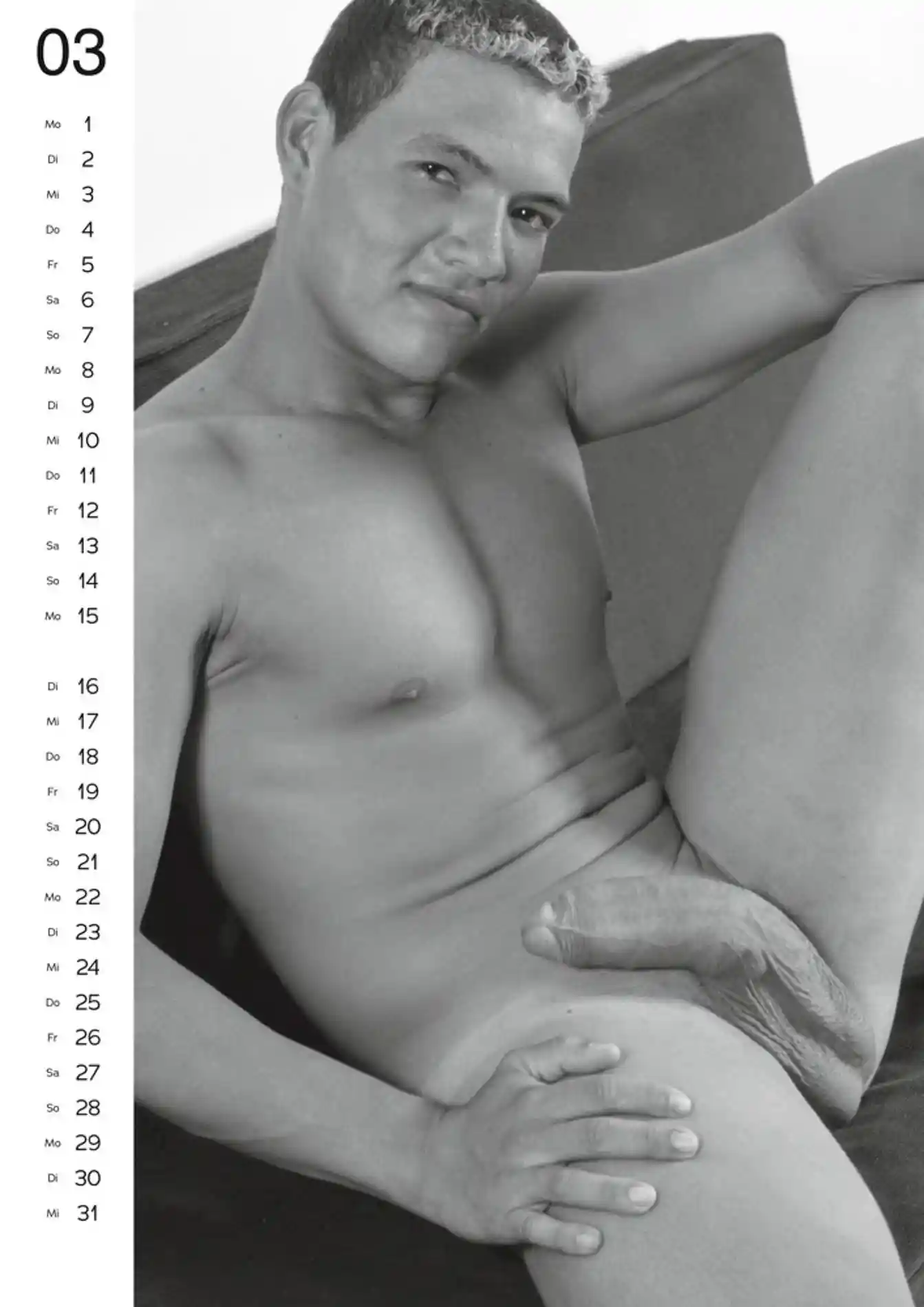 Pin-up Calendar Real Cocks 2027 - obrazek 2