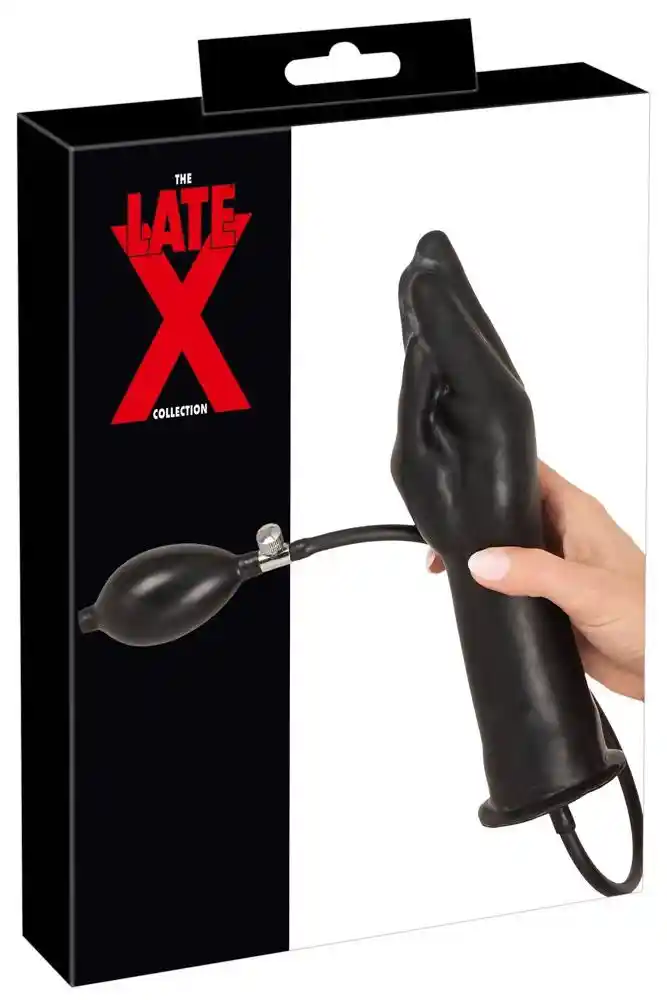 Inflatable Latex Hand black