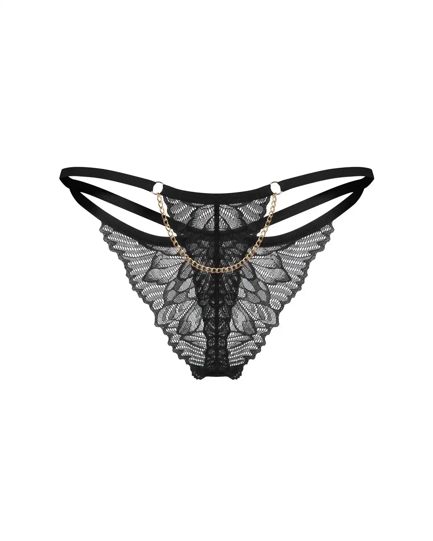 Matildea Black stringi S/M - obrazek 3