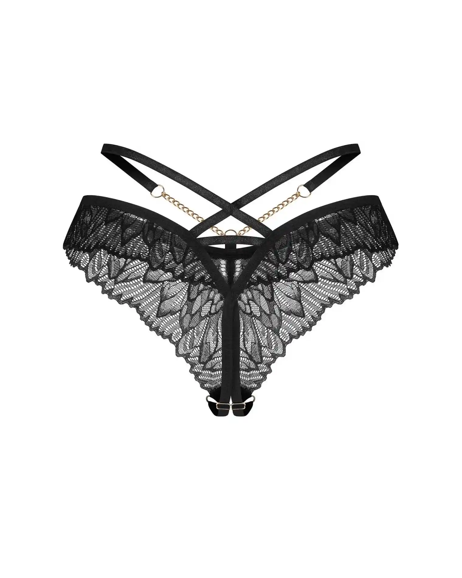 Matildea Black stringi otwarte L/XL - obrazek 5