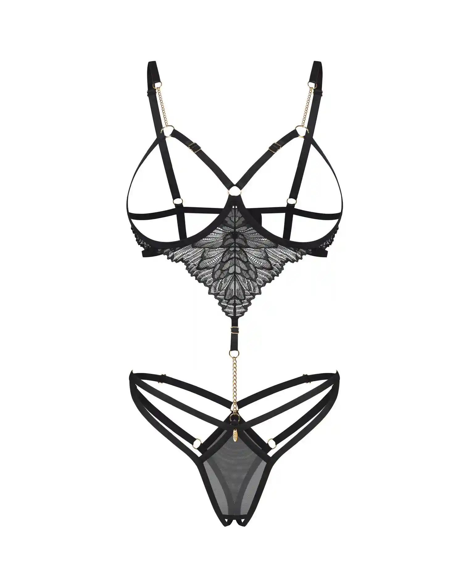 Matildea Black body otwarte S/M - obrazek 5