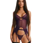 Vibres gorset i stringi 2XL/3XL