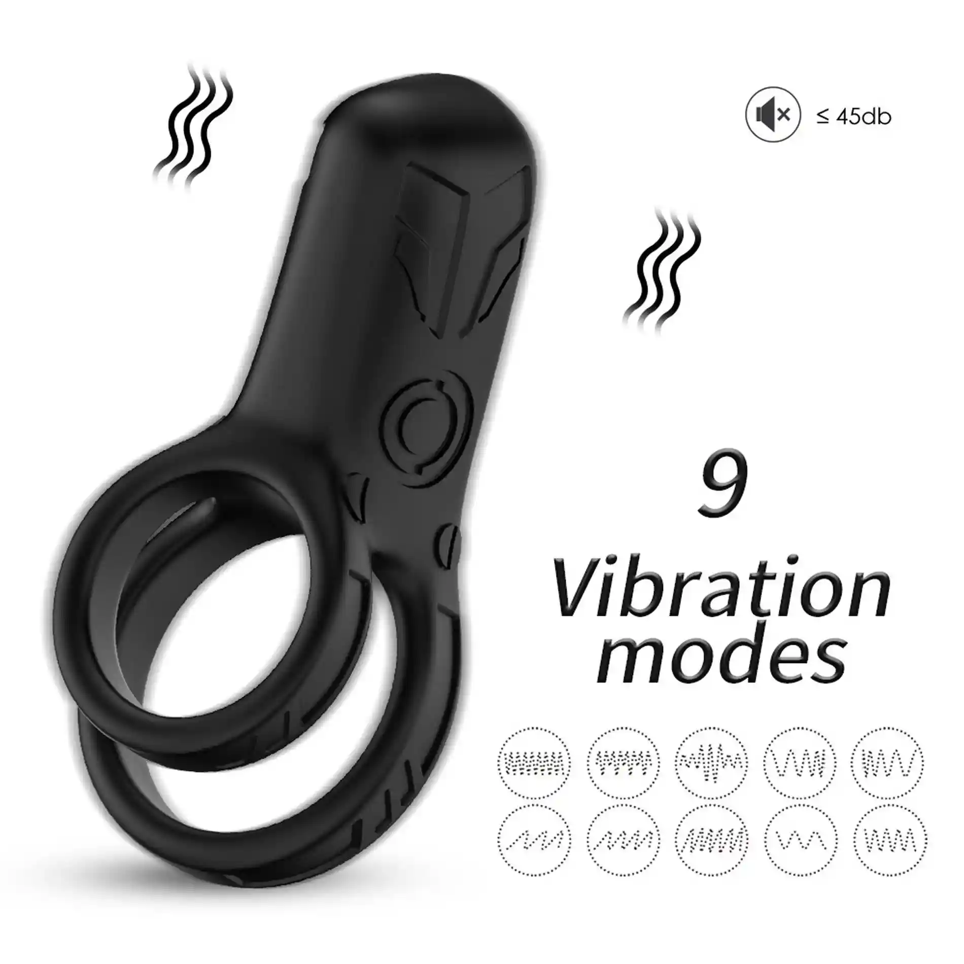 Mechao Black, 9 vibration functions - obrazek 8