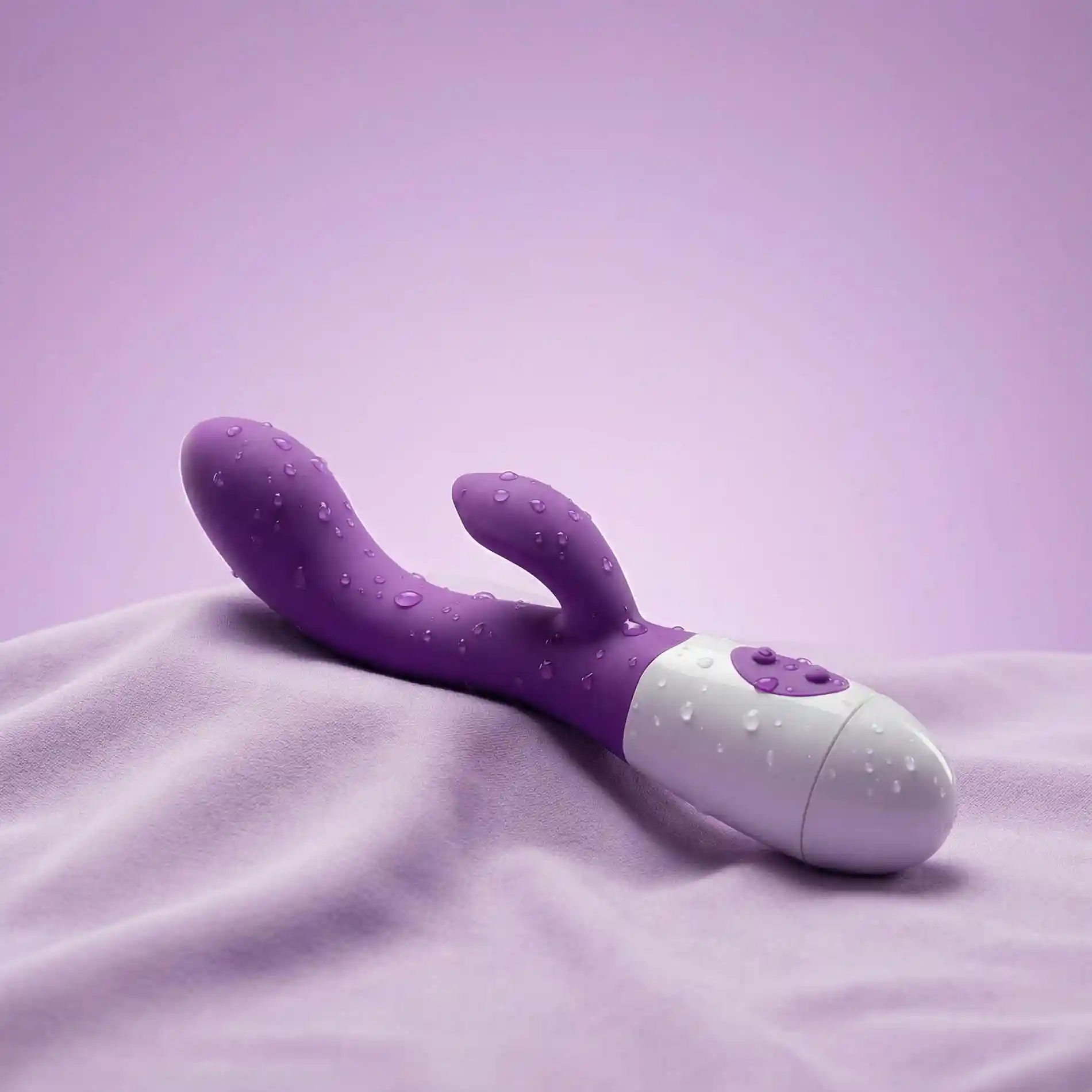 Rabbit vibrator - purple - obrazek 2