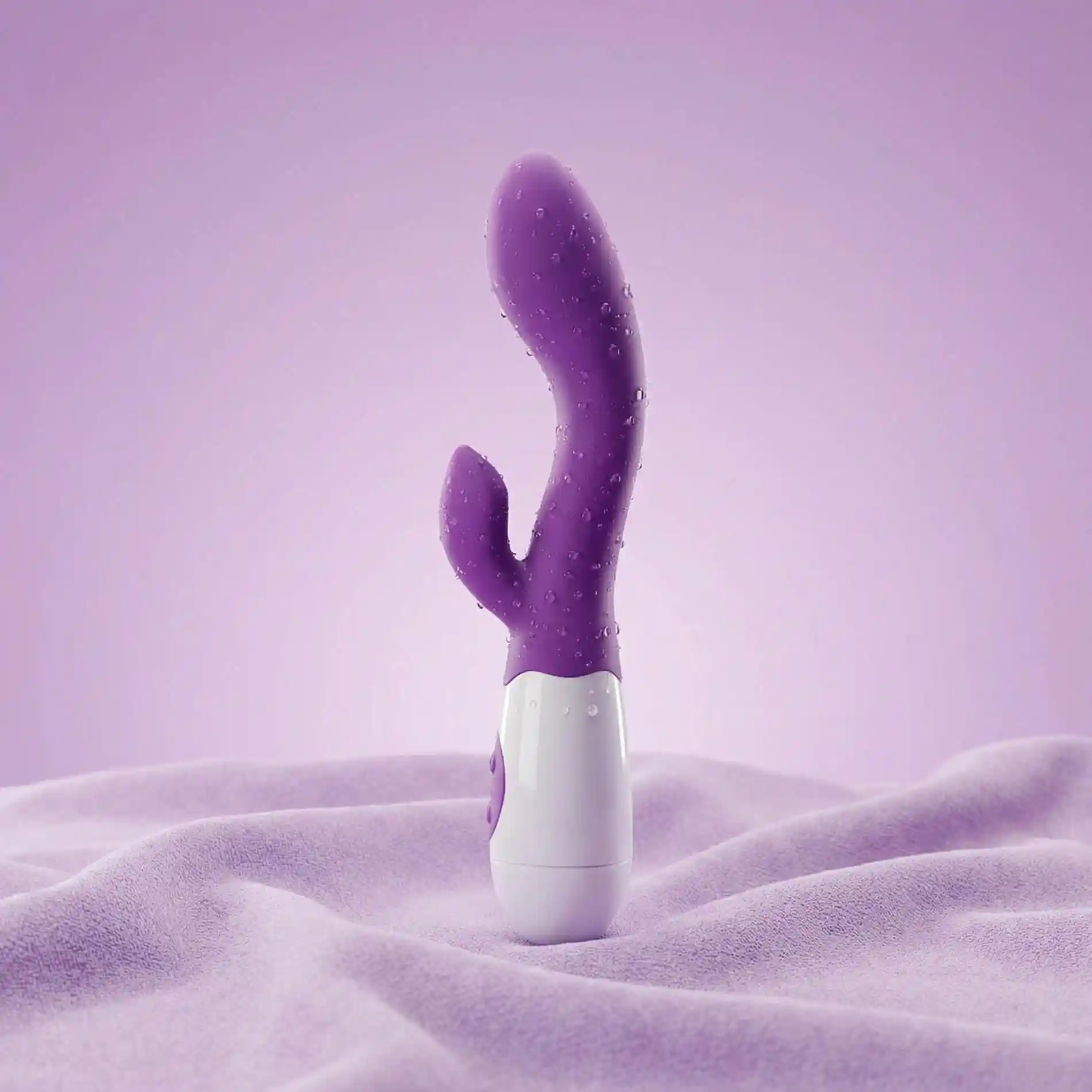 Rabbit vibrator - purple - obrazek 3