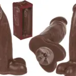 Penis soap with suction cup, brown / Mydło Penis z przyssawką - brązowe