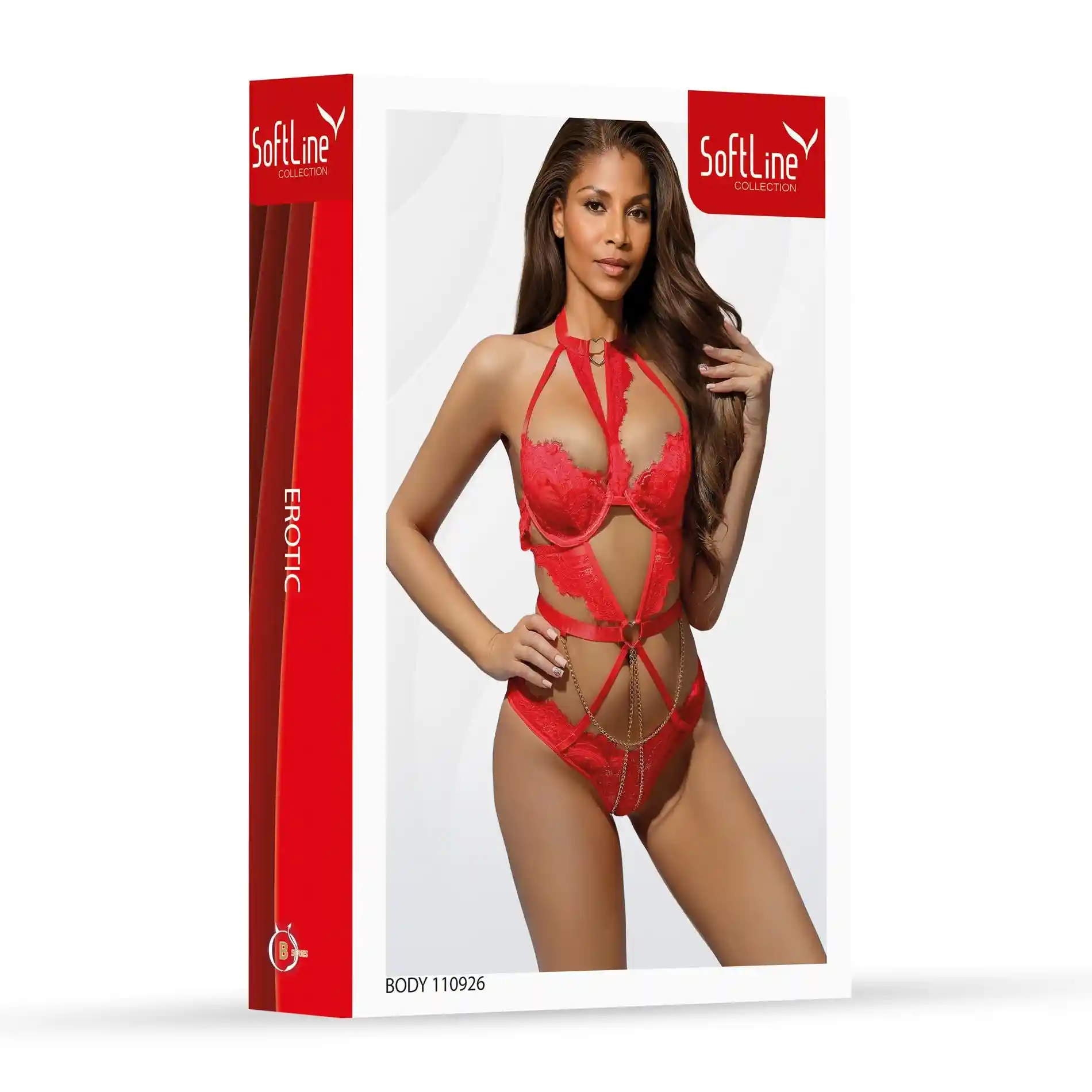 Body 110926 red 3XL - obrazek 3